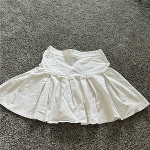 White skirt